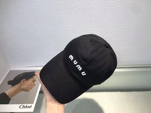 Miu Fashion Brand Style Универсальная женщина -дизайнер Beanie Cap Коммутирование классической вышитой мужской бейсбольная шляпа