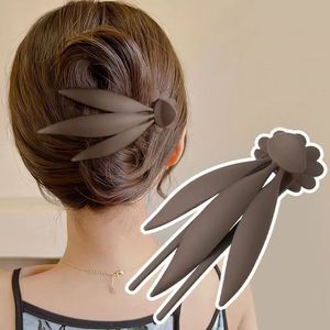 S3684 Jóias de moda Resina feminina Polishten manchado de cabelo clipe de cabelo bobby pin lady folhas de folhas de barrette big pato bill hair acessórios