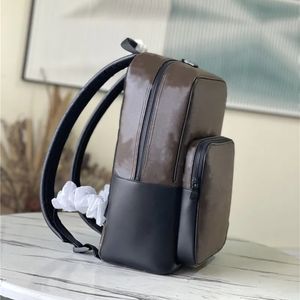 Designerskie torby luksusowe M45335 Dean Backpack Macasser skórzany BA Daypack Macassar Brown Men Men Women Mase Torby Najlepsza jakość