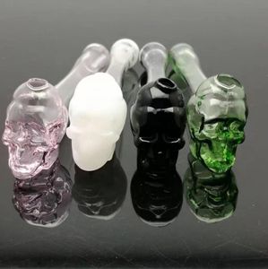 Smoke Pipes Hookah Bong Glass Rig Oil Water Bongs Colored Skull Pipe