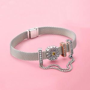 Bracelets S925 은색 매력 팔찌 세트 매력과 DIY 팔찌 럭셔리 오리지널 여성 팔찌 참 보석 선물