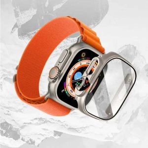 For Apple Watch series 8 iWatch 8 smart watch 45 mm Marine wristband strap watches Protective cover cases straps cover