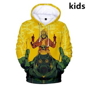 Herrtröjor 2 till 14 år barn hoodie anime dorohedoro 3d tryck tröja pojkar flickor harajuku tecknad kappa jacka barn kläder kläder