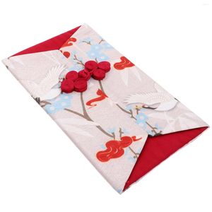 Geschenkpapier im chinesischen Stil, roter Umschlag, Geschenktüte, Geschenke, Geld, Weihnachtsbaum, Emulationsseide