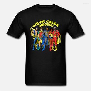 Men's T Shirts Super Salsa Singers Fania Tshirt