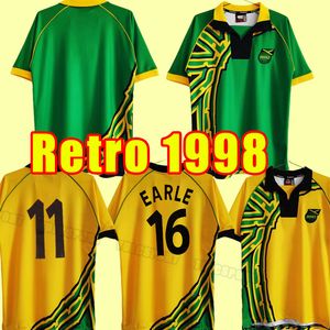 1998 JAMAICA RETRO SOCCER Jerseys Reggae Boyz Gardner Sinclair Brown Simpson Cargill Whitmore Earle Powell Gayle Zestawy Men Maillots de Football Jersey 98