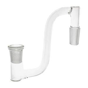 14,4 18,8 männlich weiblich Drop-Down-Drop-Down-Dropdown-Adapter aus Glas Glas-Bong-Dropdown-Konverter 90 Grad 14-mm-Stecker auf 14-mm-Buchse