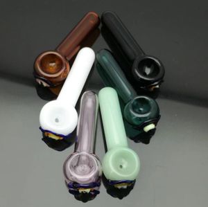 Tubulações de fumaça cachimbo de vidro bong bong bong bong bongs colorido para olho tubo de vidro