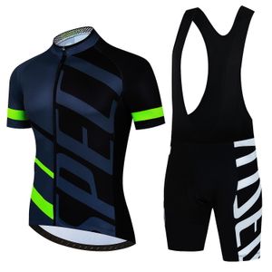 Cykeltröja sätter Pro Team Set Summer Short Sleeve Breattable Mens Mtb Bike Clothing Maillot Ropa Ciclismo Uniform Suit 230522