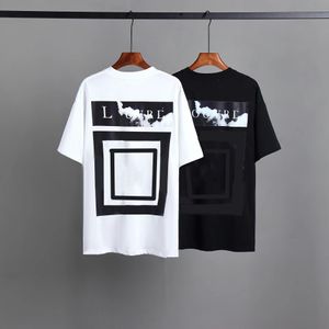 Herren-T-Shirt, Designer-Hemden, Damen-T-Shirts, hochwertiges Ölgemälde-Pfeil-Druck, lockeres Rundhals-Paar, lässiges Kurzarm-T-Shirt aus reiner Baumwolle