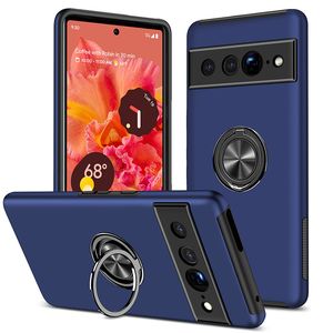 Phone Case For LG K53 K51S Stylo7 For Google Pixel 8 Pro 7 Pro 7A 6A With 360° Rotating Ring Holder Kickstand Car Mount Soft TPU Hard Plastic Double-layer Protection Cover