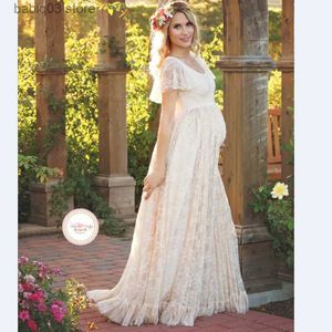 2024 Maternity Dresses: Lace Pregnancy Clothes for Photoshoot T230523