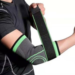 Andningsbar sportkomprimering armbåge Supportkuddar Gym Sport Baseball Fotbollscykling Tennis Golf Elbow Brace For Arthritis Armhylsa