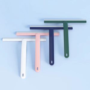 Window Scrubber Tile Cleaner Multifunctional Cleaning Brush Glass Wiper Scraper Floor Kitchen Bathroom Household Shower Door Window Squeegee