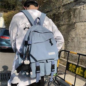 Zaino JOYPESSIE Fashion Girl Leisure Zaino High School Nylon impermeabile Shoolbag Donna Mochila Multi Pocket College Laptop