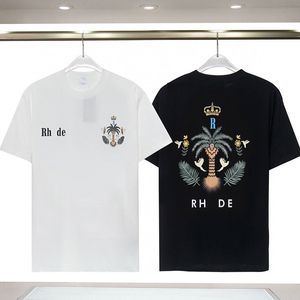 メンズロサンゼルスデザイナーTシャツラスパルマスティーカスタムクラシックフィットフィットコットンティーシャツリブ付きネックラインショートラインファッションアウトドアスポーツ半袖