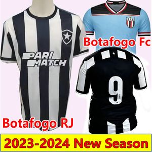 23 24 24 Botafogo Regatas koszulki piłkarskie Soares Matheus Babi Bernardo O.Sauer 2023 2024 Home Botafogo Fc Blue Football Shirt krótkie mundury dla dorosłych