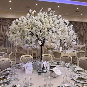 Decorative Flowers Artificial Flower Cherry Blossom Wishing Tree Christmas Decor Wedding Table Centerpiece El Store Home Display Sakura