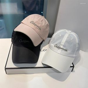 Ball Caps Embroidered Letter Quick-drying Hat Summer Fashion Wild Ladies Outdoor Hats Spring And Autumn Outing Shade Men's Baseball Cap