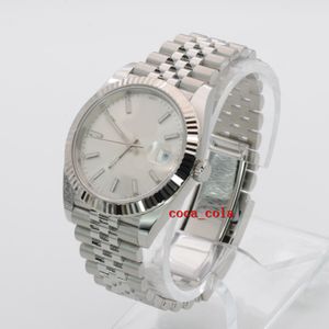 DateJust Watch12633441mmシルバーダイヤルセット2023フルセットCal.3235自動ムーブメントダイビングラミナス