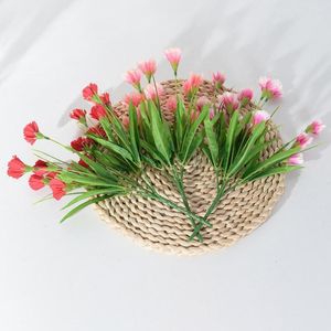 Dekorativa blommor kransar konstgjord blomma realistiska simulering nejlikor pograf prop faux carnations dekorative