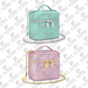 M82193 M82168 Micro Vanity Bag Cosmetic Bag Chain Bag Totes Handväska axelväska kvinna mode lyxdesigner crossbody hög kvalitet topp 5a handväska snabb leverans