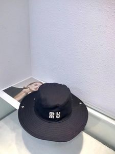 Western Cowboy Miu Fischerhut Buchstabe Weiblich Designer Beanie Mütze Frühling/Sommer Vielseitig Lässige Maske Vielseitiger Hut Bucket Pot Hat Trend