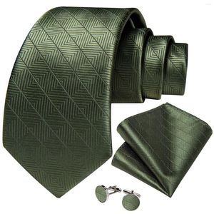 Laço lanche 2023 luxo verde escuro verde seda jacquard para homens bolso square abojustador acessórios para festas de casamento dibangus dibangus