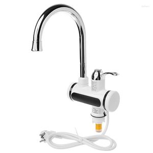 Kitchen Faucets Fast Electric Heating Water Tap Instant Heater Faucet LED Digital DisplayDrop