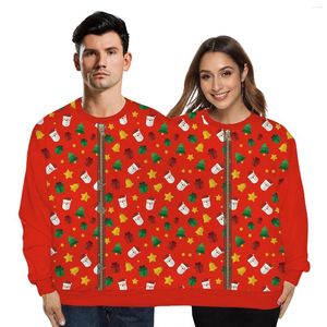 Maglioni da uomo Uomo Donna Babbo Natale Regali Albero Brutto Maglione di Natale Autunno Inverno Twinset Pullover Abiti da festa Maglioni da festa