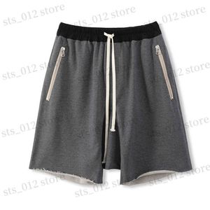 Men's Shorts Fashion Wear Summer Streetwear Men Cargo Shorts Cotton Gray Beach Shorts Male Casual Solid Short pants for mens T230523