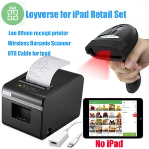 Online POS Machine System For Android Device Come With Thermal Printer And Barcode Scanner OTG Compatible Loyverse App To Sale