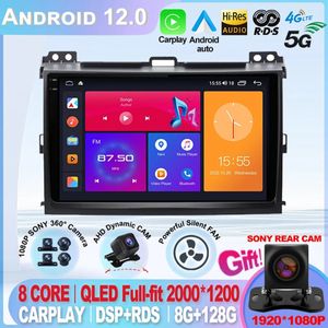 Per Toyota Land Cruiser Prado 120 LC120 DSP 4G GPS Autoradio Multimedia Video Player Autoradio Android di Navigazione GX470 DVD 2Din-5