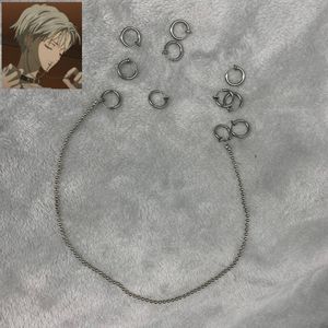 Knot Anime Nana Oosaki Nana Komatsu Okazaki Shinichi örhängen Läppring Läppring Näsringar Titanium Steel Punk Cosplay Accessories