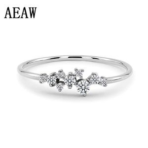 Ringe Trendy Silber Farbe Klassische Twist Seil Moissanit Fingerring für Frauen Mode Hochzeit Geschenk Ringe