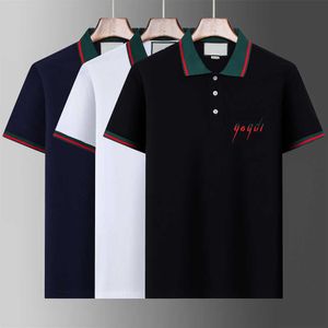 Hochwertige Frühlings Luxus Italien Männer T-Shirt Designer Polo-Shirts High Street Stickerei kleine Pferdedruckkleidung MENSE Marke Polo-Hemd Größe M-3xl