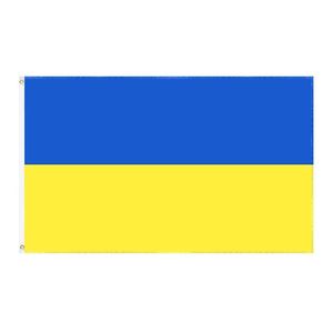 Bandeira bandeira 90x150cm bandeira ucraniana quadrada de poliéster decoração de decoração de jardim entrega de festas festivas dhpgl