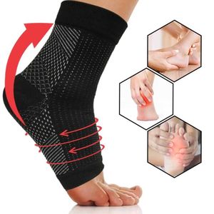 Ankle Angel Anti Fatigue Compression Sleep Running Bicycle Basketball Sports Outdoor Men's Foot Support Socks P230523