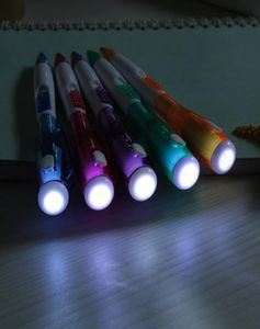 Multifunctionele nacht lezen Luminous Lighting Pen Small Flashlight Ballpoint LED Advertentielicht Pen85450303030