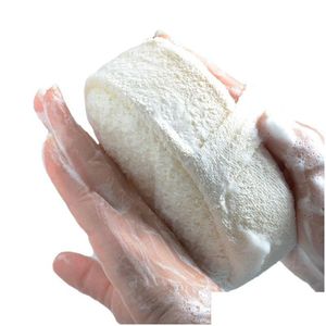 Bath Tools Accessories Natural Loofah Sponge Ball Shower Rub Showers Wash Body Pot Sponges Scrubber Durable Healthy Mas Brush Drop Dhiuh
