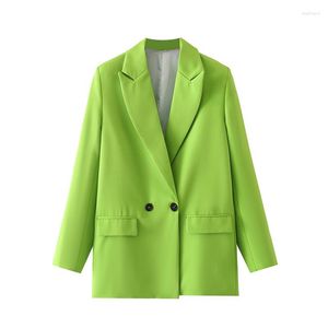 Women's Jackets Women Clothing Blazers Spring Autumn Female Jacket Outerwears Office Long Sleeve Top Oversized