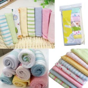 8pcs/lot bebek bebek yeni doğan banyo havlu bezi banyo besleme silme bezi Yumuşak pamuklu havlu bebek havlu bebek havlu