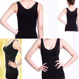 Kvinnors shapers kvinnor kropp shaper slant väst byst upp lift bh cami tank top underkläder korsett Shapewear Camisole AIC88