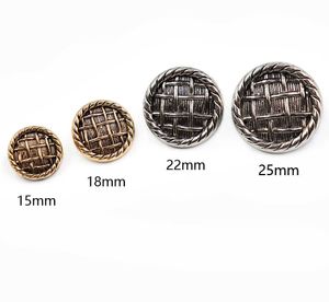 Dikiş kavramları araçlar altın metal düğmesi ıslak kazak kat dekorasyon aksesuarları DIY 10pcs/lot JS-0507 P230523
