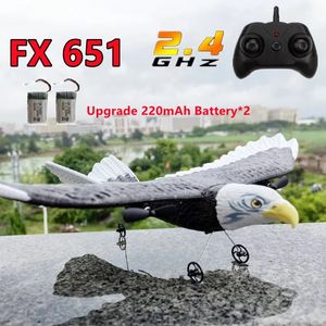 RC Plane Wingpan Eagle Bionic Aircraft Fighter Radio Control Fjärrkontroll Hobby Glider Airplane Foam Boys Toys For Children