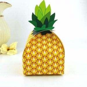 Enrole o papel criativo de papel de frutas criativas de abacaxi Candy Box Favor e para Eid Party Baby Birthday Supplies