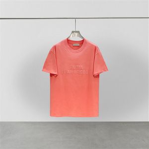 メンズサマーショートスリーブTシャツ女性デザイナーコットンルーズTシャツファッションTシャツマン3Dプリントレタージャンパートップ2023ファッション服