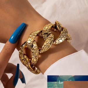 Łańcuch ToCona punk colorf bransoletki dla kobiet złoto stopowy metal puste geometryczne regulowane biżuterię Wholesale 6666 czynnik dhgarden dh1nf