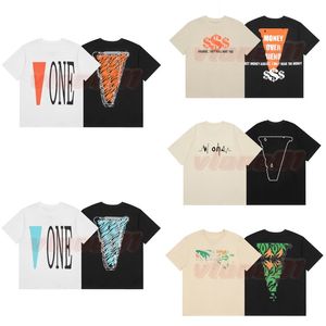 Big V Designer Women T shirt Letter Print Tees Couples Cotton T-shirts Hip Hop Tops Tees Black White Tops Size S-XL