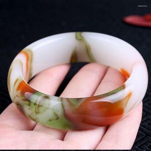 Bangle Jade Natural Wome Kolekcja biżuterii oryginalna bransoletka Jadeite 56-64 mm